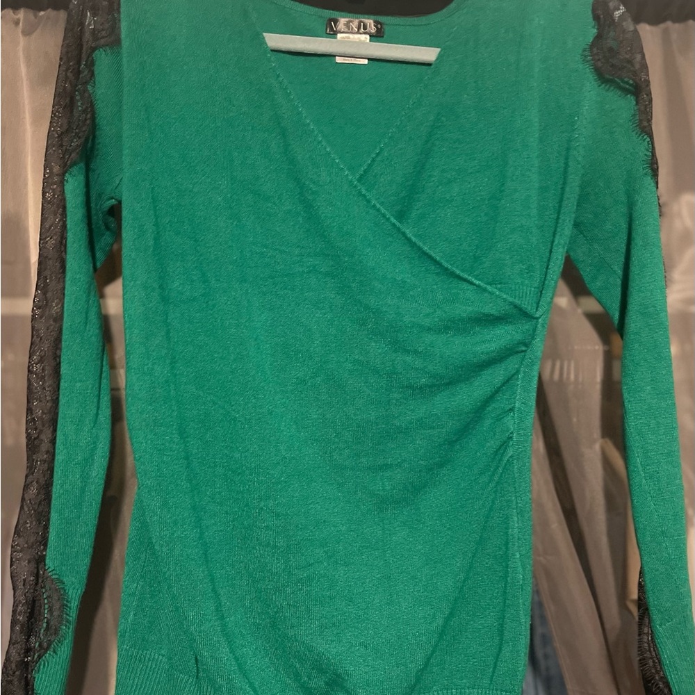 Green sweater